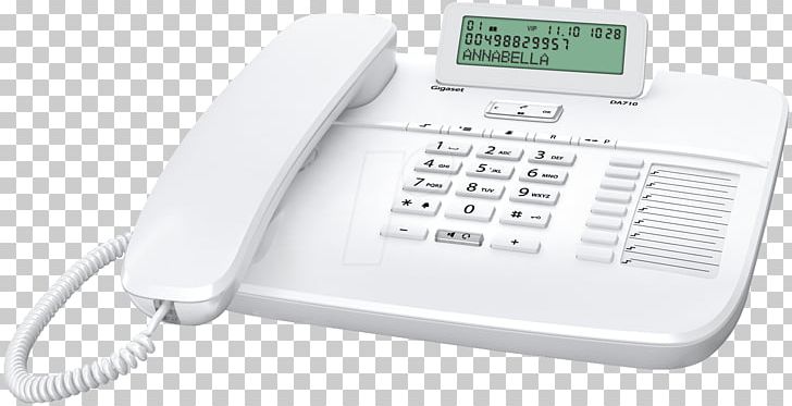 Gigaset DA710 Home & Business Phones Telephone Gigaset Communications Gigaset DA210 PNG, Clipart, Answering Machines, Audioline Bigtel 48, Caller Id, Communication, Corded Phone Free PNG Download