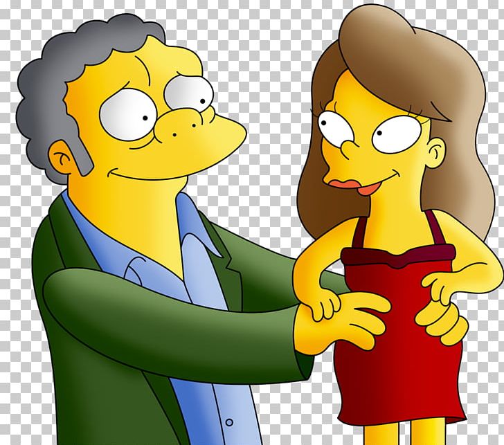 Ned Flanders Moe Szyslak Eeny Teeny Maya Moe The Simpsons PNG, Clipart, Art, Cartoon, Character, Communication, Conversation Free PNG Download