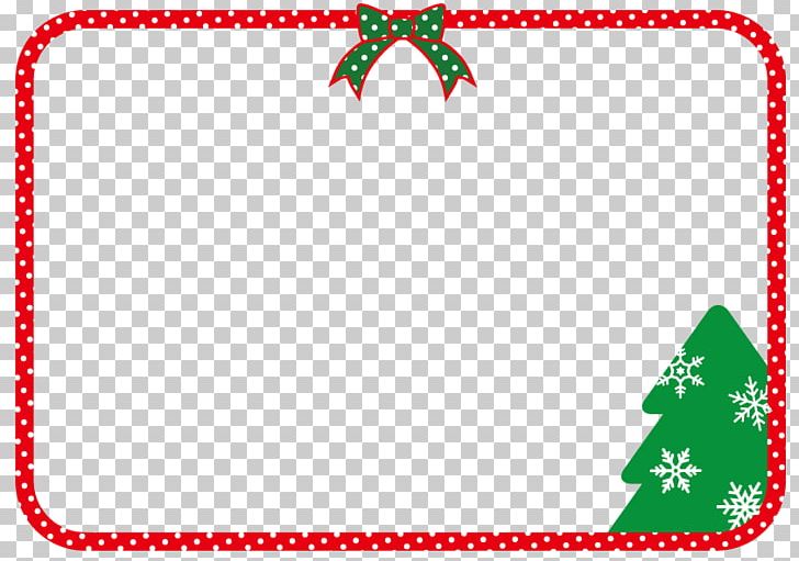 Christmas Frame With Ribbon And Christmas Tree. PNG, Clipart, Area, Border, Christmas, Christmas Day, Christmas Decoration Free PNG Download
