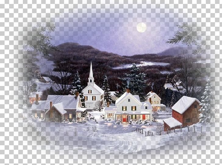 Christmas Village Christmas Eve Desktop PNG, Clipart,  Free PNG Download