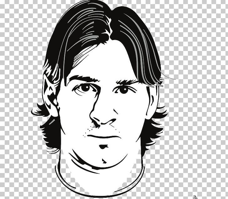 Lionel Messi Argentina National Football Team FC Barcelona Football Player PNG, Clipart, Art, Black, Cheek, Drawing, Ear Free PNG Download