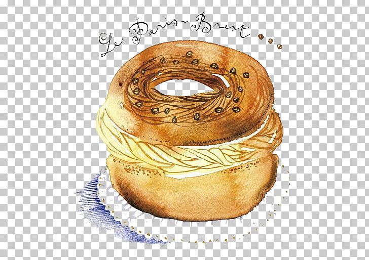 French Cuisine Food Illustrator Painting Illustration PNG, Clipart, Art, Bagel, Baked Goods, Biscuit, Cake Free PNG Download
