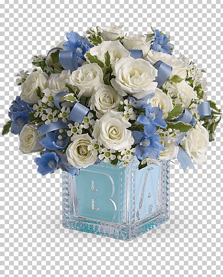 Floristry Flower Bouquet Infant Boy PNG, Clipart, Artificial Flower, Birth, Blue, Boy, Carithers Flowers Free PNG Download