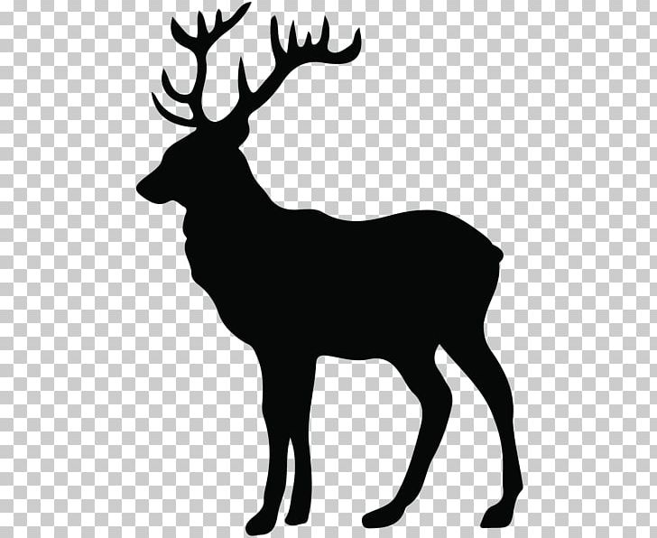 Reindeer Moose Silhouette PNG, Clipart, Animals, Antler, Art, Black And White, Deer Free PNG Download