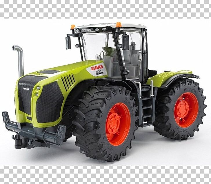 Claas Xerion 5000 Tractor Bruder Toy PNG, Clipart, Agricultural Machinery, Automotive Tire, Automotive Wheel System, Baler, Bruder Free PNG Download