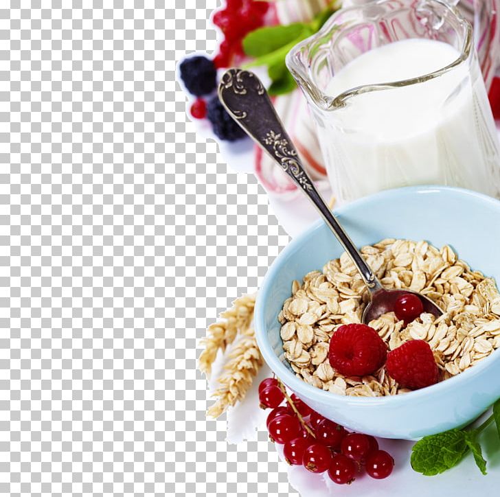 Muesli Breakfast Cereal Milk Oatmeal PNG, Clipart, Bed And Breakfast, Blueberry, Breakfast, Breakfast Food, Breakfast Plate Free PNG Download