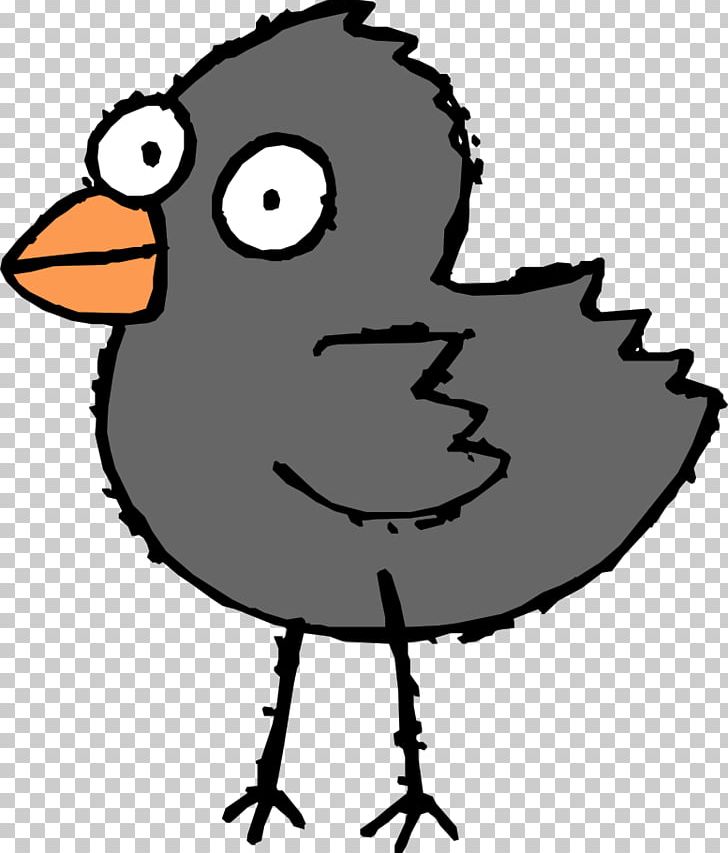 Tweety Bird Cartoon Black And White PNG, Clipart, Artwork, Beak, Bird, Black And White, Cartoon Free PNG Download