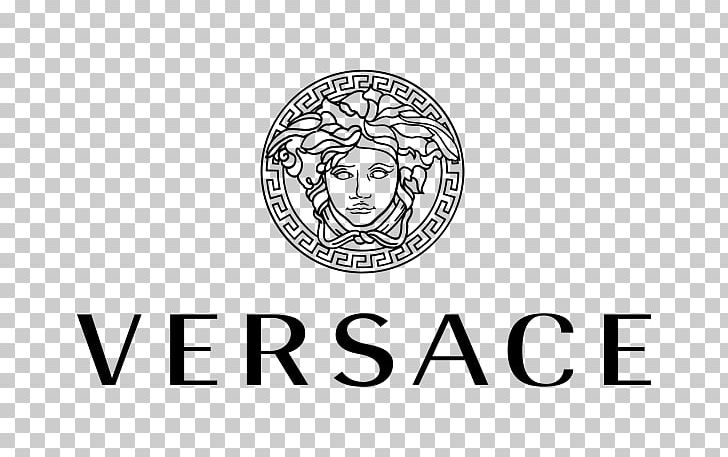 Versace Italian Fashion Logo Portable Network Graphics PNG, Clipart, Armani, Black And White, Brand, Circle, Dolce Gabbana Free PNG Download