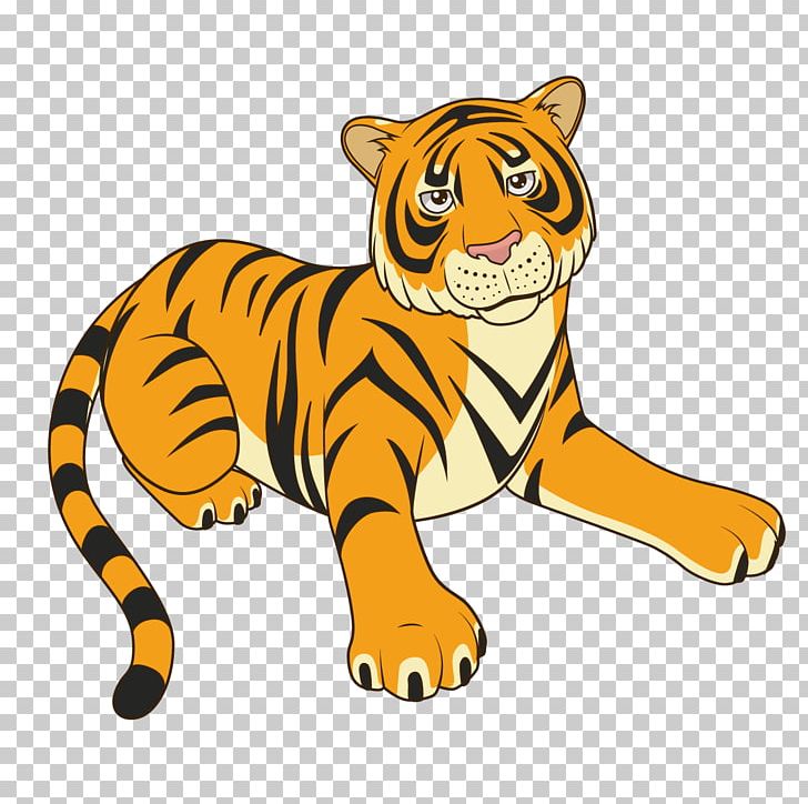 Tiger Black Panther Cartoon Illustration PNG, Clipart, Animals, Big Cats, Carnivoran, Cartoon Character, Cartoon Cloud Free PNG Download
