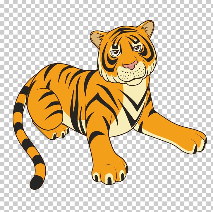 Tiger Black Panther Cartoon Illustration PNG, Clipart, Animals, Big ...