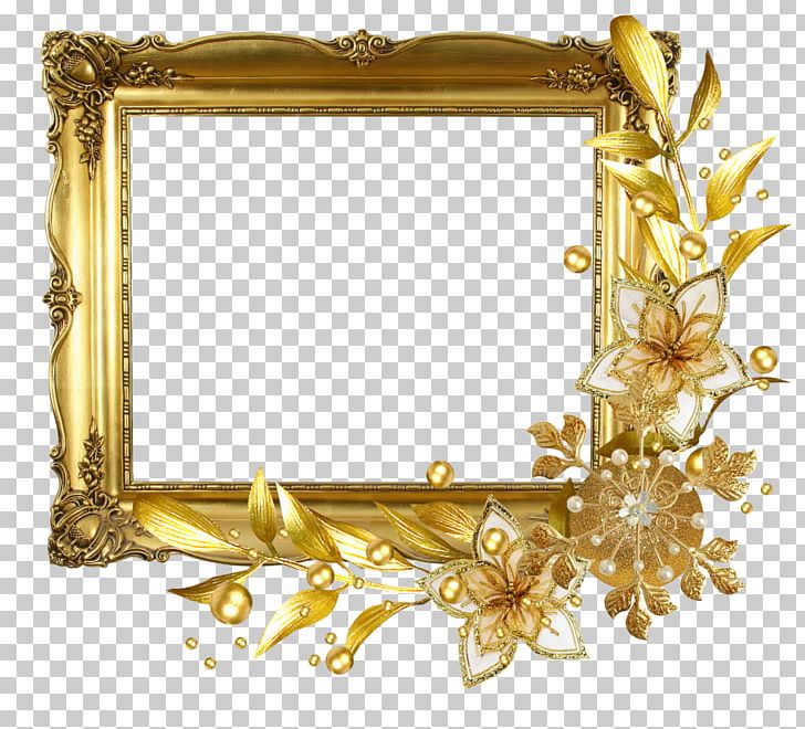 Flower Drawing Gold PNG, Clipart, Border Frames, Brown, Brown Frame, Christmas, Clip Art Free PNG Download