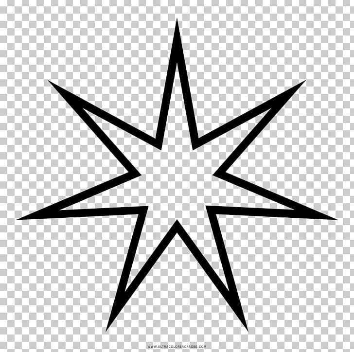 Star Heptagram Symbol Prism PNG, Clipart, Alchemy, Angle, Art, Black And White, Circle Free PNG Download