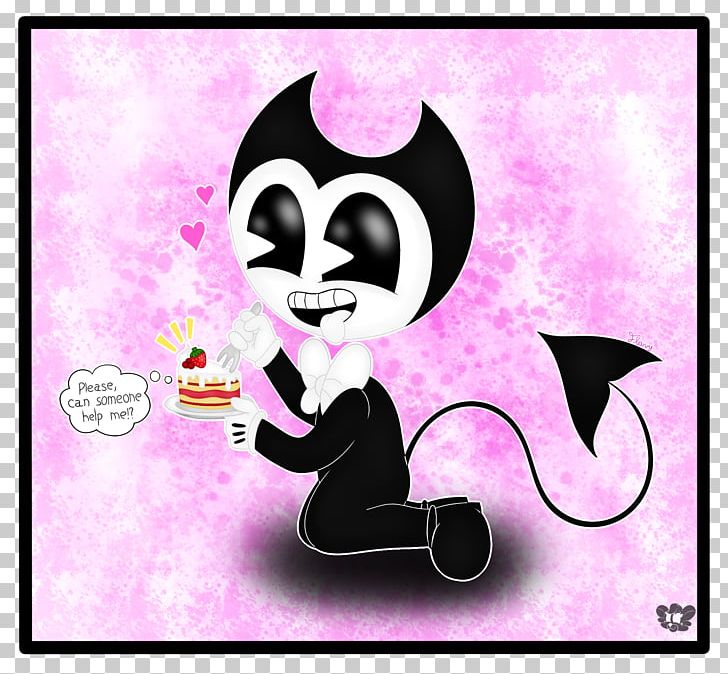 Bendy And The Ink Machine Cat Cartoon PNG, Clipart, Art, Artist, Bendy And The Ink Machine, Cake, Cartoon Free PNG Download