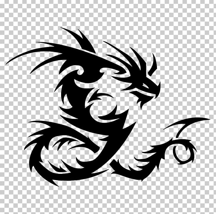 Dragon Tribe Desktop PNG, Clipart, Art, Black And White, Computer Wallpaper, Desktop Wallpaper, Dragon Free PNG Download