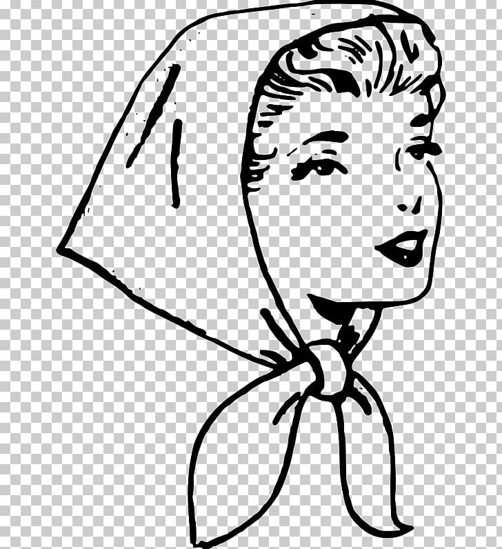 Headscarf Hijab Clothing PNG, Clipart, Artwork, Black, Black And White, Cartoon Wedding Head Scaft, Clothing Accessories Free PNG Download