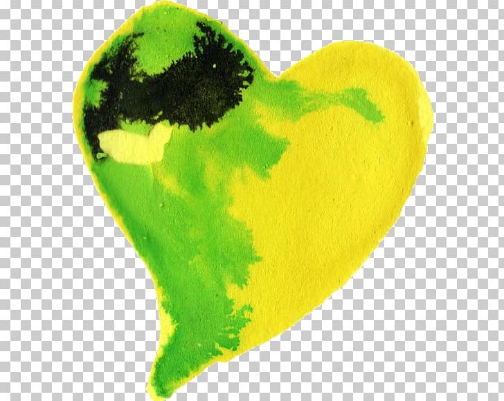 Watercolor Painting Yellow Green PNG, Clipart, Encapsulated Postscript, Green, Grunge, Heart, Leaf Free PNG Download