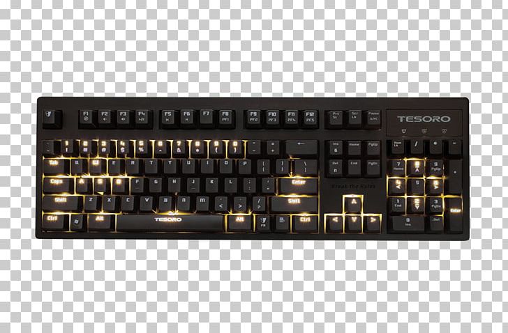 Computer Keyboard Tesoro Excalibur G7NL Backlit Mechanical Gaming Keyboard W Switch Gaming Keypad Tesoro Excalibur Spectrum TESORO Gaming Mouse TS-H2L PNG, Clipart, Backlight, Computer Component, Computer Keyboard, Corsair Gaming Strafe, Electrical Switches Free PNG Download