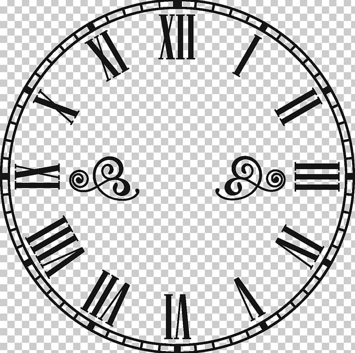 Clock Face Roman Numerals Alarm Clocks PNG, Clipart, Angle, Area, Black And White, Circle, Clock Free PNG Download