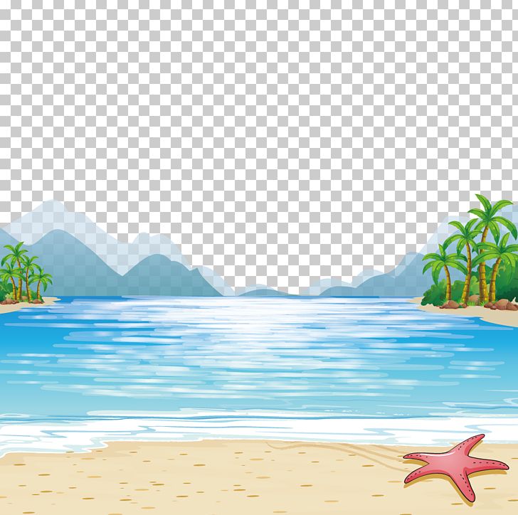 Child Beach Illustration PNG, Clipart, Blue, Calm, Caribbean, Computer Wallpaper, Daytime Free PNG Download