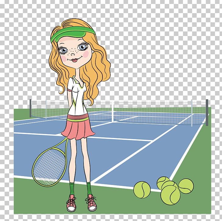 Tennis Centre Racket PNG, Clipart, Business Woman, Cartoon, Girl, Happy Birthday Vector Images, Playing Cards Free PNG Download