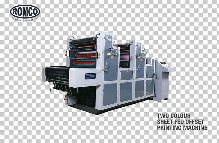Machine ROMCO M OFFSET PVT. LTD Paper Printing Press PNG, Clipart, Color Printing, Company, Faridabad, Flexography, Machine Free PNG Download