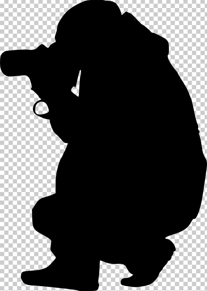 Silhouette Camera Photography PNG, Clipart, Animals, Black, Black And White, Camera, Camera Lens Free PNG Download