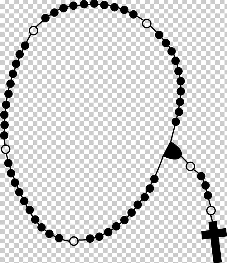 Our Lady Of Aparecida Drawing Rosary PNG, Clipart, Bead, Beads, Black, Black And White, Body Jewelry Free PNG Download