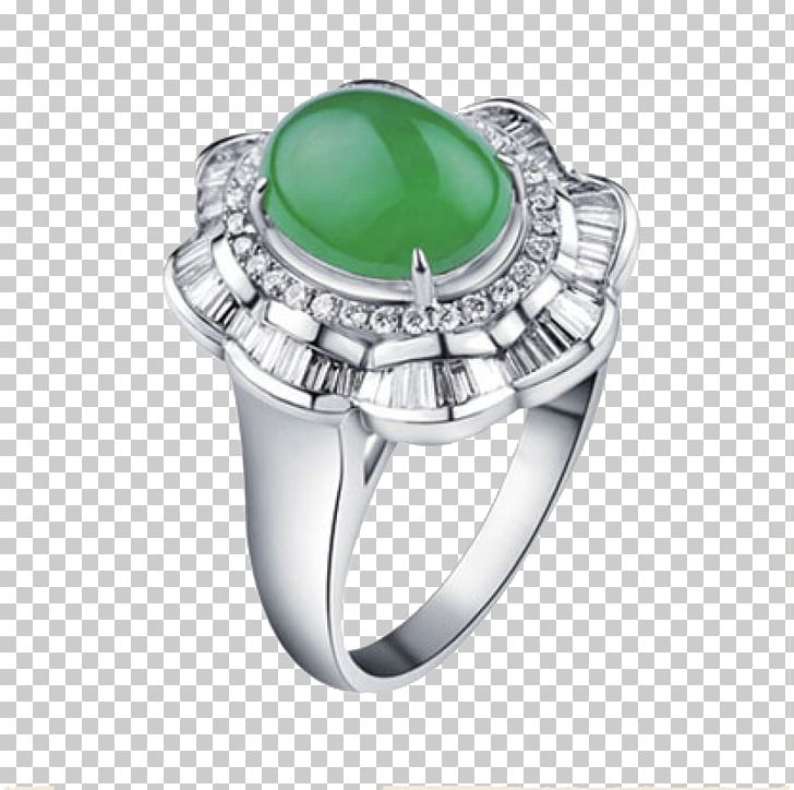 Ring Jewellery Emerald Lao Feng Xiang Diamond PNG, Clipart, Brilliant, Czerwone Zu0142oto, Diamond, Dresden Green Diamond, Emerald Free PNG Download