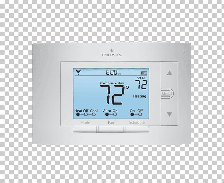 Smart Thermostat Programmable Thermostat Wi-Fi HVAC PNG, Clipart, Air Conditioning, Electronics, Emerson, Hardware, Heating System Free PNG Download