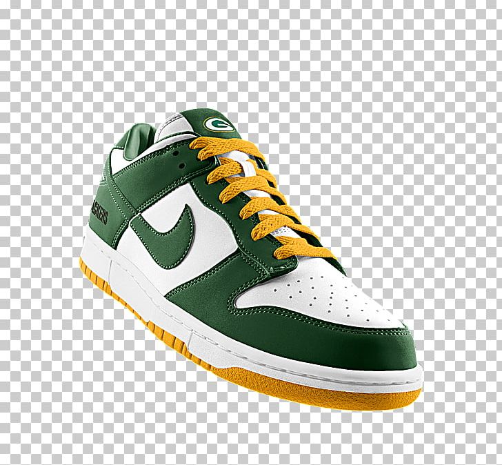 Green Bay Packers NFL Nike Dunk Sports Shoes PNG, Clipart, Air Jordan, American Football, Aqua, Athletic Shoe, Basketball Shoe Free PNG Download