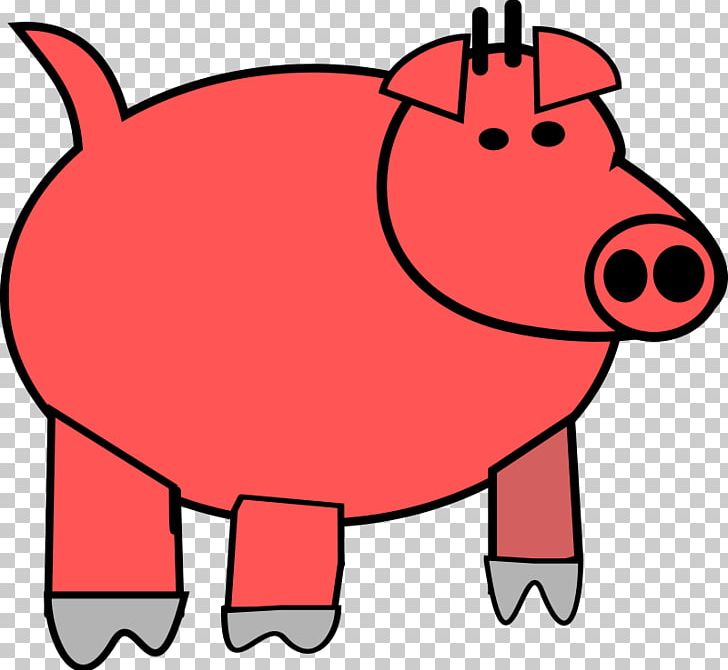 Domestic Pig Cartoon PNG, Clipart, Animals, Area, Art, Artwork, Black And White Free PNG Download