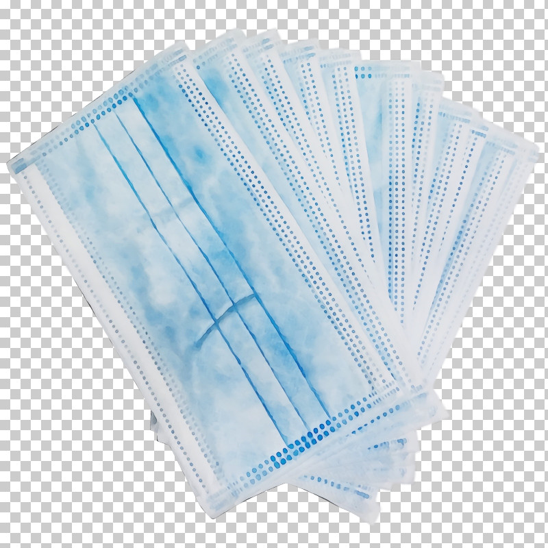 Blue Turquoise Aqua Handkerchief Plastic PNG, Clipart, Aqua, Blue, Coronaviruscorona, Face Mask, Handkerchief Free PNG Download
