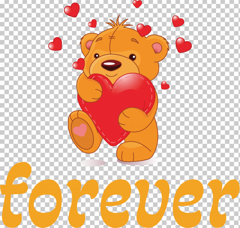 Love Forever Valentines Day PNG, Clipart, Bears, Cuteness, Giant Panda, Heart, Heart Balloons Free PNG Download
