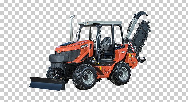Tractor Machine Trencher Ditch Witch Excavator PNG, Clipart, Agricultural Machinery, Bulldozer, Construction Equipment, Ditch Witch, Engine Free PNG Download