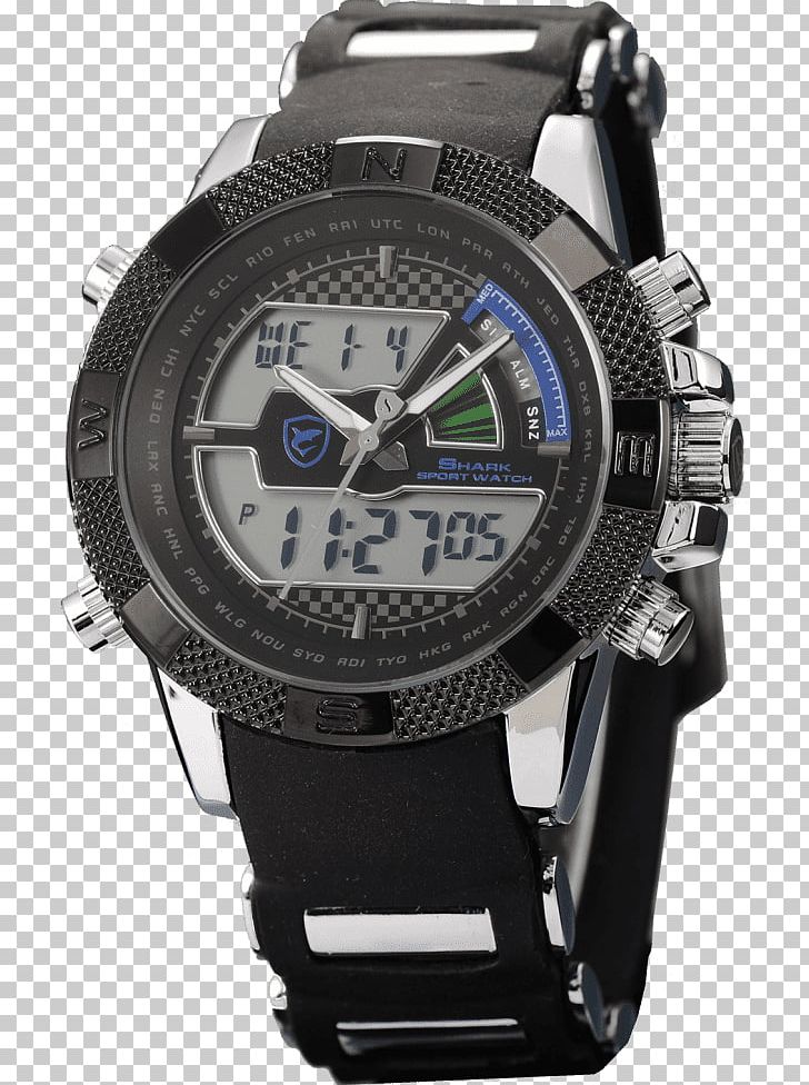 SHARK Sport Watch Chronograph Strap Clock PNG, Clipart, Accessories, Brand, Chronograph, Clock, Ebel Free PNG Download