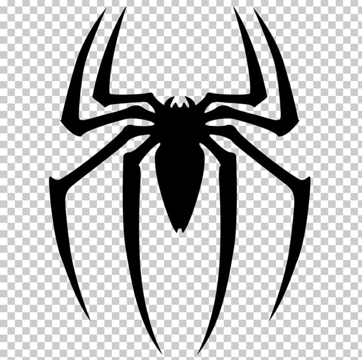Spider-Man Venom Logo Spider-Woman (Jessica Drew) Decal PNG, Clipart, Amazing Spiderman, Arachnid, Artwork, Black And White, Comic Book Free PNG Download