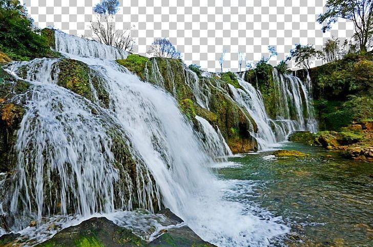 Tianhetan Scenic Area Waterfall PARA Lake Resort PNG, Clipart, Attractions, Cartoon Lake Water, Fig, Landscape, Map Free PNG Download