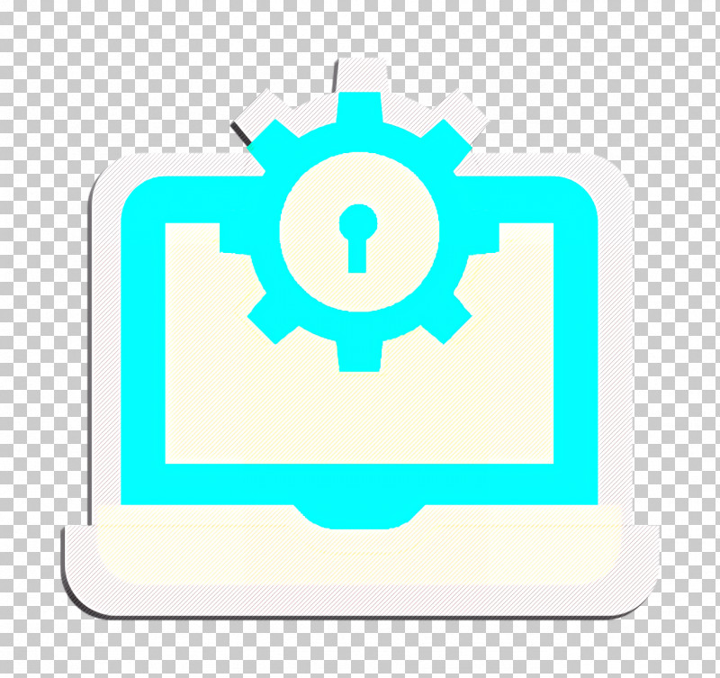 Laptop Icon Cyber Icon System Icon PNG, Clipart, Aqua, Azure, Circle, Cyber Icon, Electric Blue Free PNG Download