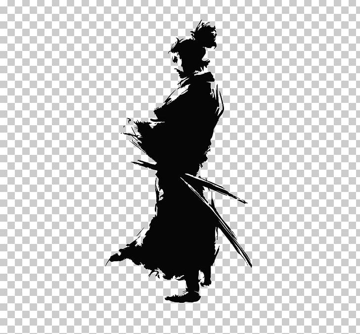 Portable Network Graphics Samurai Computer Icons Transparency PNG, Clipart, Art, Black, Black And White, Computer Icons, Costume Design Free PNG Download