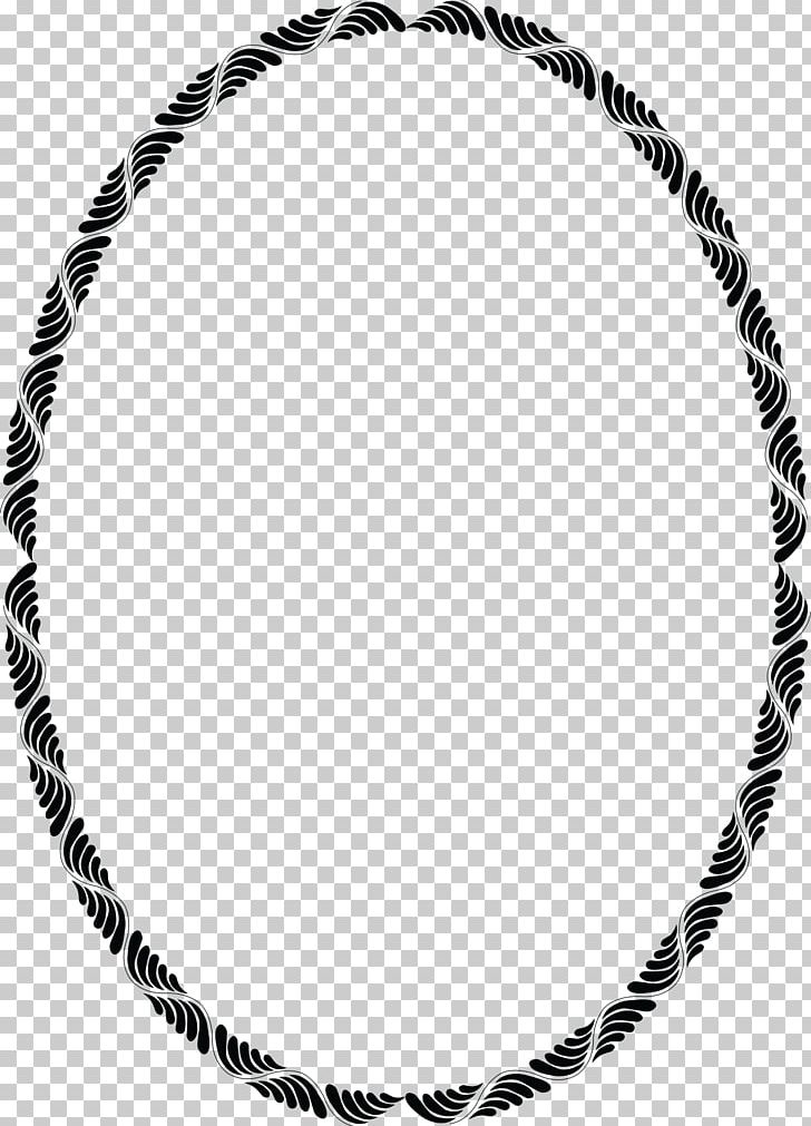 Circle Ellipse PNG, Clipart, 300 Dpi, Black, Black And White, Body Jewelry, Chain Free PNG Download