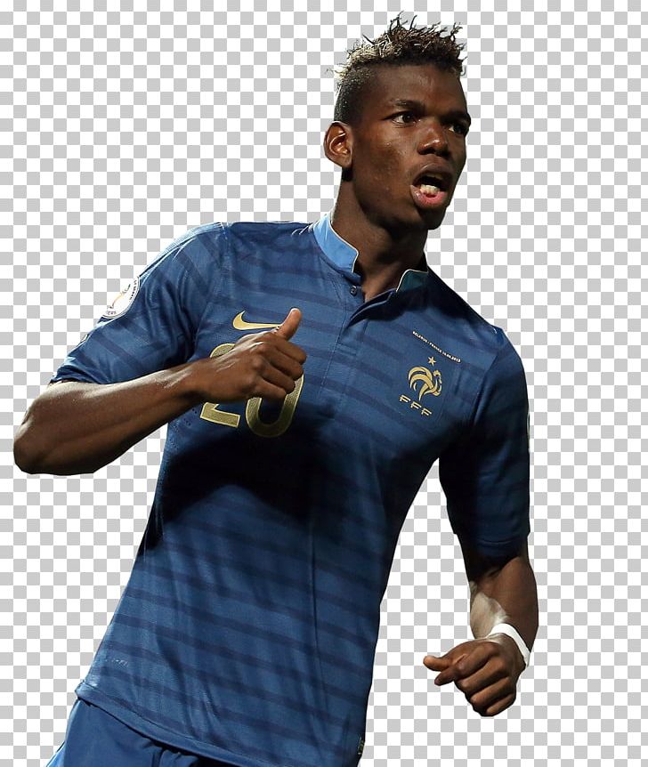 T-shirt Paul Pogba 2013 FIFA U-20 World Cup France National Football Team Dress Shirt PNG, Clipart, 2013 Fifa U20 World Cup, Arm, Blue, Clothing, Electric Blue Free PNG Download
