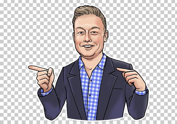 Elon Musk Sticker Telegram Messaging Apps Entrepreneur PNG, Clipart, Business, Businessperson, Cartoon, Communication, Facial Expression Free PNG Download