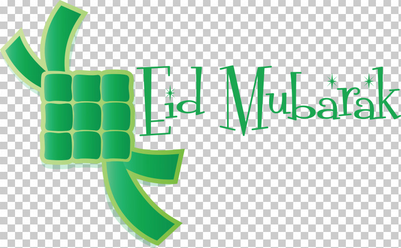 Eid Mubarak Ketupat PNG, Clipart, Eid Mubarak, Green, Ketupat, Logo, Meter Free PNG Download