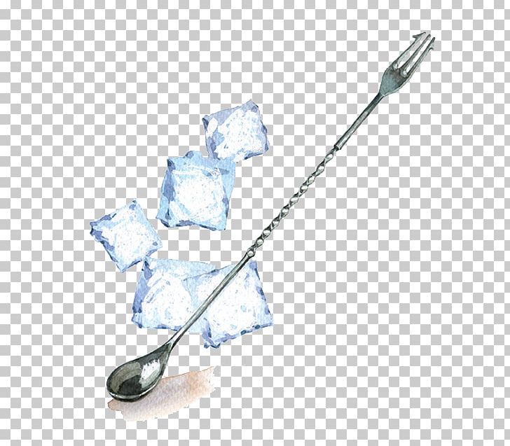 Cocktail Spoon Ice Cube Watercolor Painting PNG, Clipart, Bartender, Cocktail, Cocktail Shaker, Cube, Cubes Free PNG Download