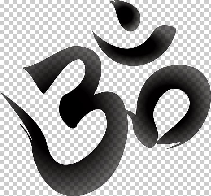 Om Hinduism Symbol PNG, Clipart, Art, Bitmap, Black And White, Bmp File Format, Brand Free PNG Download