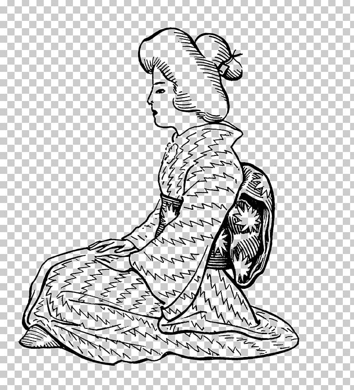 Japanese Art Drawing PNG, Clipart, Area, Arm, Art, Artwork, Black And White Free PNG Download