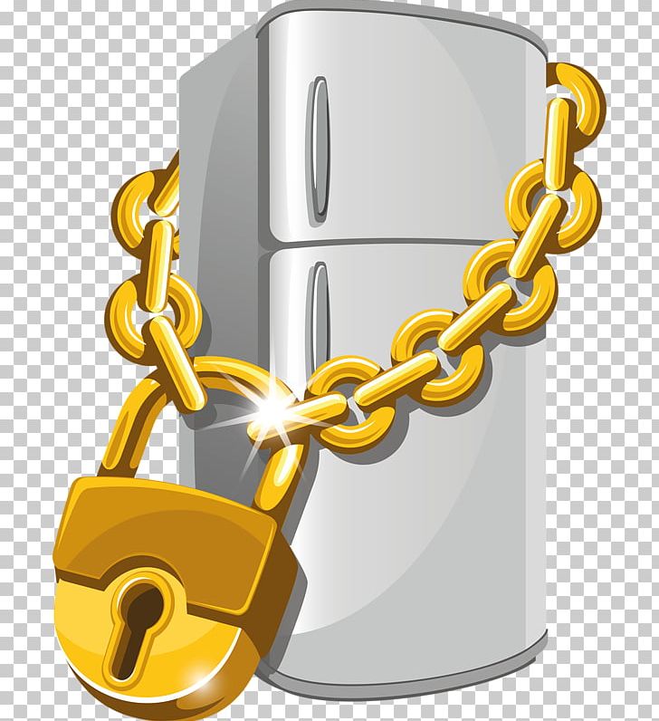 Refrigerator Lock Stock Photography PNG, Clipart, Cartoon, Chain, Chain Lock, Door Lock, Double Door Refrigerator Free PNG Download