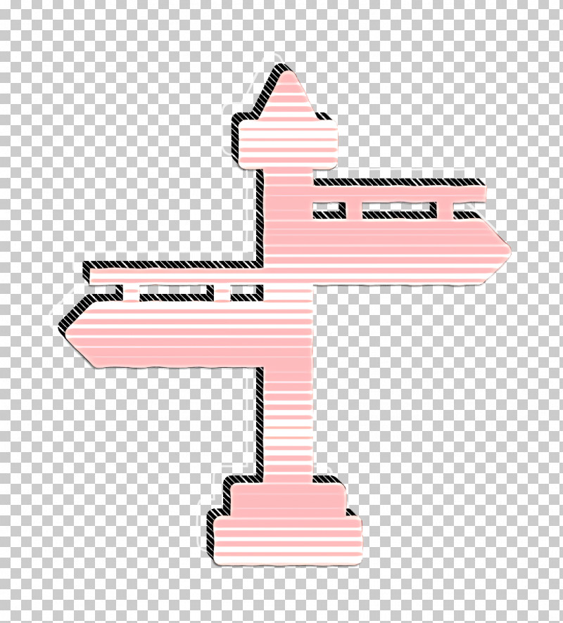 Maps And Location Icon Navigation And Maps Icon Signpost Icon PNG, Clipart, Cross, Line, Maps And Location Icon, Navigation And Maps Icon, Pink Free PNG Download