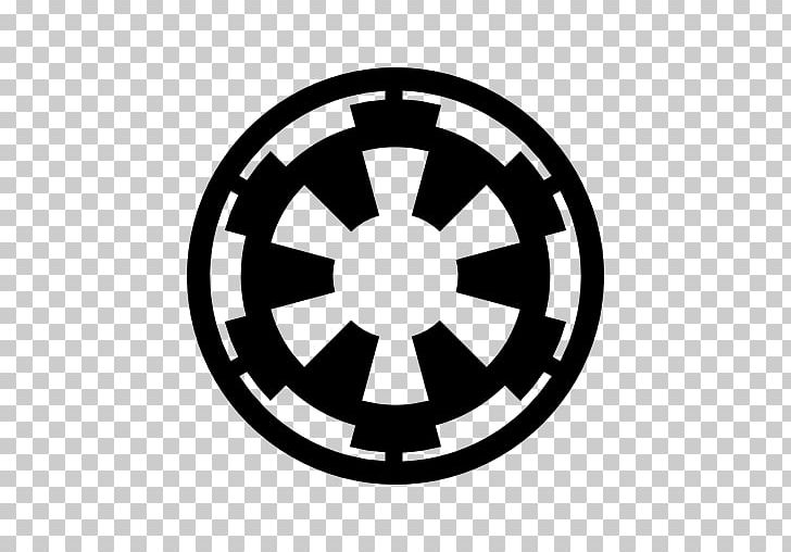 Anakin Skywalker Galactic Empire Decal Logo PNG, Clipart, Anakin Skywalker, Black And White, Circle, Decal, Empire Free PNG Download
