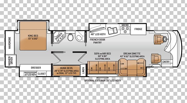Floor Plan Campervans Motorhome Bunk Bed PNG, Clipart, Angle, Area, Art, Bed, Bunk Bed Free PNG Download